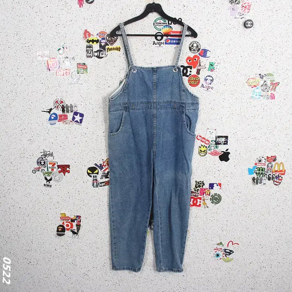 [BUNJANG] Simply Denim Strap Overalls Pants / 여성S / 심플리 데님 끈 멜빵바지BL 12-4