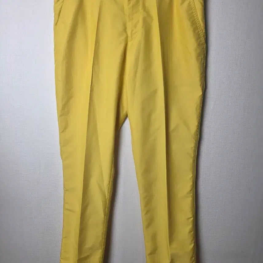 [BUNJANG] J. Lindeberg Yellow Men's Windbreaker Pants Size 32 / (32) 제이린드버그 옐로우  남성 바람막이바지