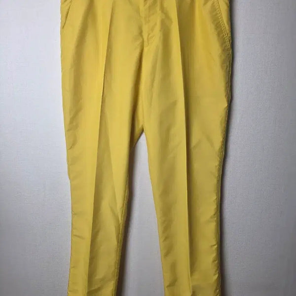 [BUNJANG] J. Lindeberg Yellow Men's Windbreaker Pants Size 32 / (32) 제이린드버그 옐로우  남성 바람막이바지