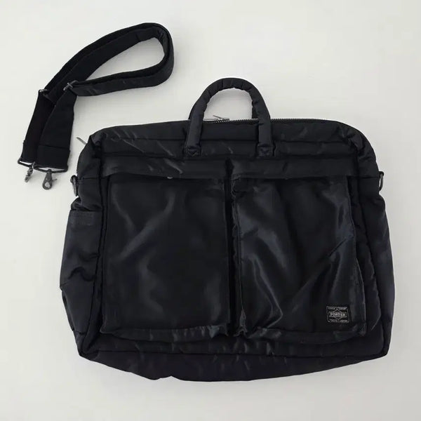 [BUNJANG] Yoshida Porter Tanker 2WAY Overnight Briefcase Black / 요시다 포터 탱커 2WAY 오버나이트 브리프케이스 블랙. 622-7930