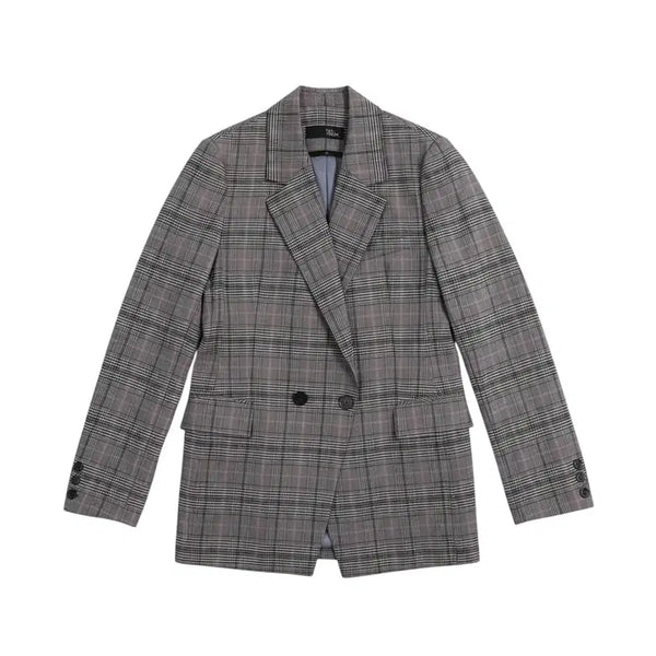 [BUNJANG] Eva Taylor Check Suit Jacket GR / 여성55 / 에바테일러 체크 정장자켓GR 12-6