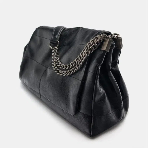 [BUNJANG] Zara Lock Flap Shoulder Bag / # (정품) 자라 락 플랩 숄더백