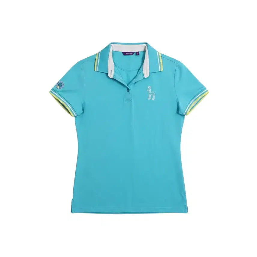 [BUNJANG] Hazzys Mint Women's Golf Polo T-Shirt / 여성95/ 헤지스 민트 골프 카라티셔츠