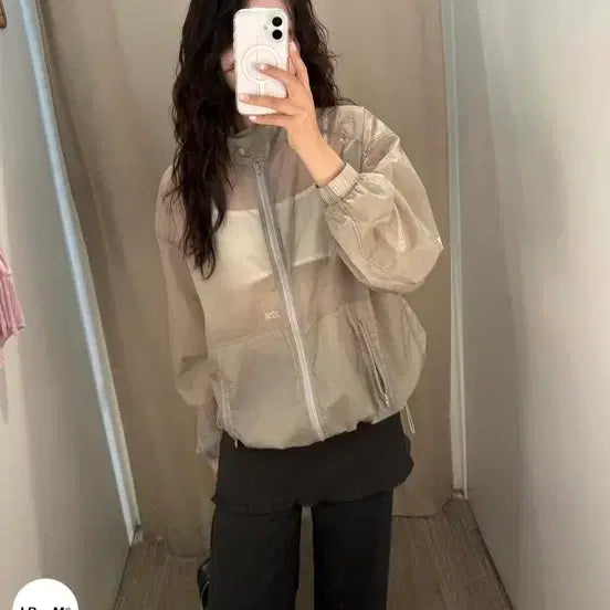 [BUNJANG] BuyMood Need Rain Jumper Olive Grey / 바이무드 니드 레인 점퍼 올리브그레이