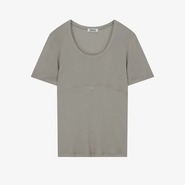 [BUNJANG] Grovestore LIF Sleeveless & T-shirt Set Grey / 그로브스토어 LIF 슬리브리스&티셔츠 세트 그레이