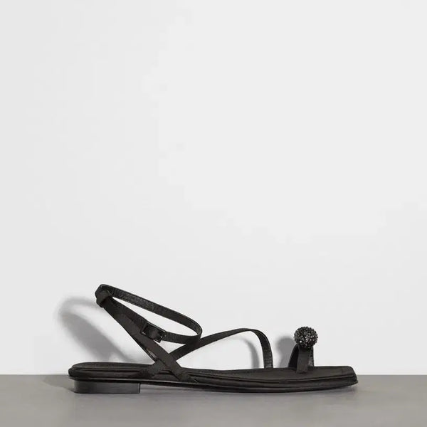 [BUNJANG] Zara Leather Flat Sandals - Size 235 / 택 있는 새제품) 자라 샌들_235