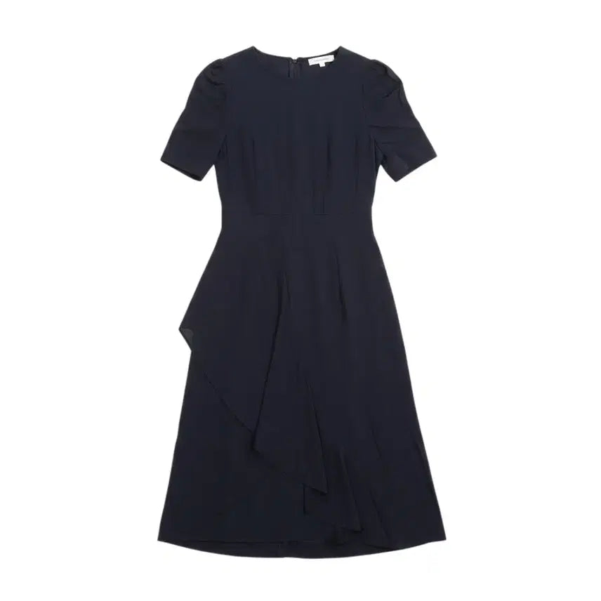 [BUNJANG] J Gray Simple Balloon Short Sleeve Dress Navy / 여성F / 제이그레이 심플 벌룬 반팔원피스NV 12-13