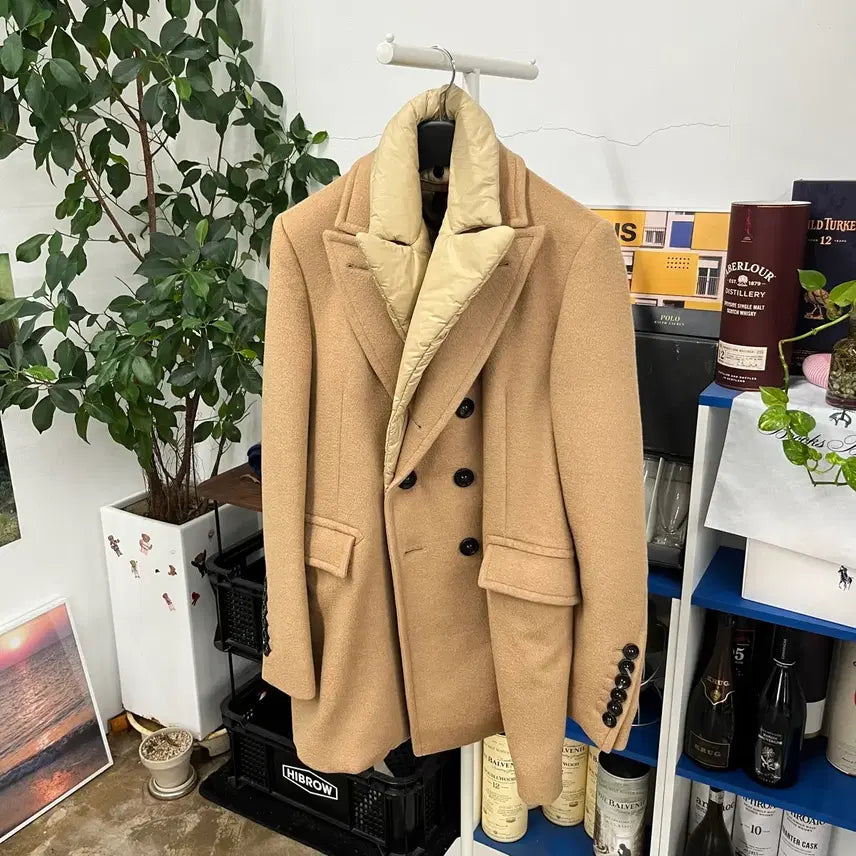 [BUNJANG] Burberry Prorsum Camel Hair 100% Double Coat Size 48 / 버버리 프로섬 카멜헤어 100% 더블코트 48