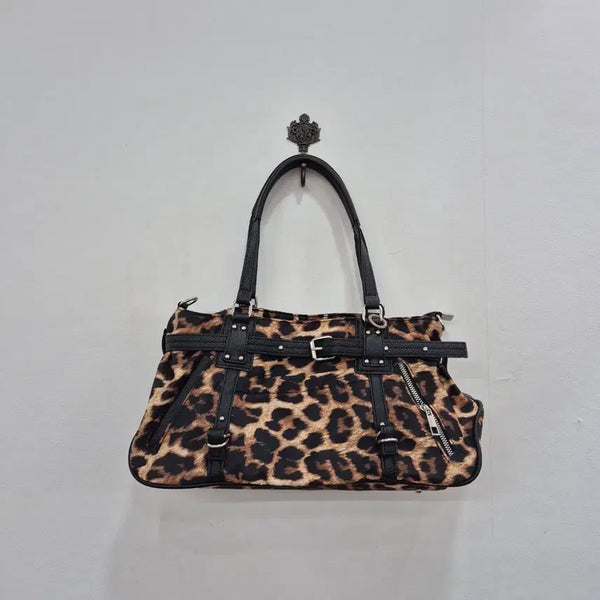 [BUNJANG] Leopard Pattern Tote Bag / Shoulder Bag / 레오파드 패턴 토트백 숄더백(새제품)