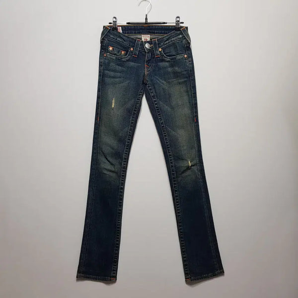 [BUNJANG] True Religion Y2K Retro Bootcut Skinny Jeans - Size 24 / 트루릴리젼/USA/Y2K레트로/부츠컷스키니진/24/파라오쇼핑
