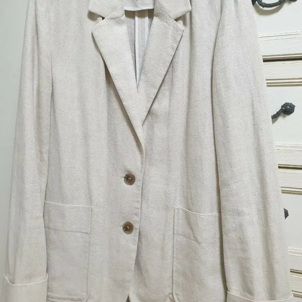 [BUNJANG] LAP Linen Jacket / LAP 랩 린넨(마) 자켓