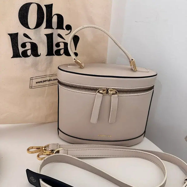 [BUNJANG] Paris 64 Round Tambourine Bag + Strap Set / 파리64 라운드 탬버린백 + 스트랩 세트