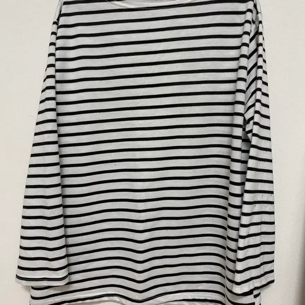 [BUNJANG] DJSONA Striped Long-Sleeve T-Shirt / DJSONA 스트라이프 긴팔티