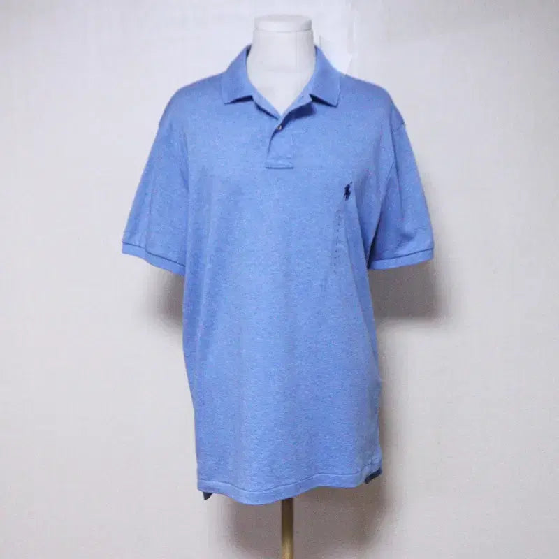 [BUNJANG] Polo Ralph Lauren Men's Light Blue Short Sleeve Polo Shirt (Size 105) / [새상품]폴로 남성105 카라 반팔 티셔츠(6)