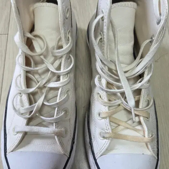 [BUNJANG] Converse Ivory High Top Sneakers / 컨버스 아이보리 하이 스니커즈