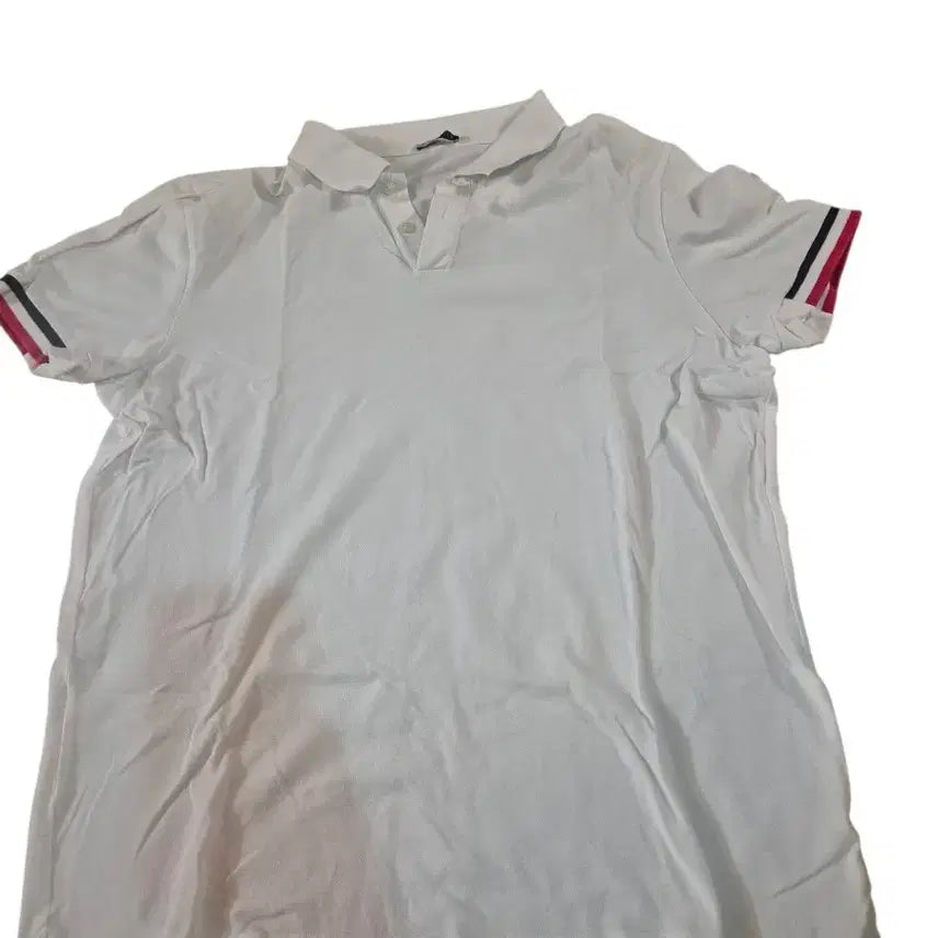 [BUNJANG] Moncler Men's Short Sleeve Polo Shirt White / 몽클레어 반팔pk티