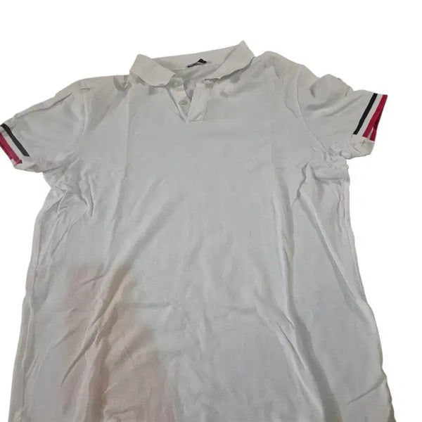 [BUNJANG] Moncler Men's Short Sleeve Polo Shirt White / 몽클레어 반팔pk티