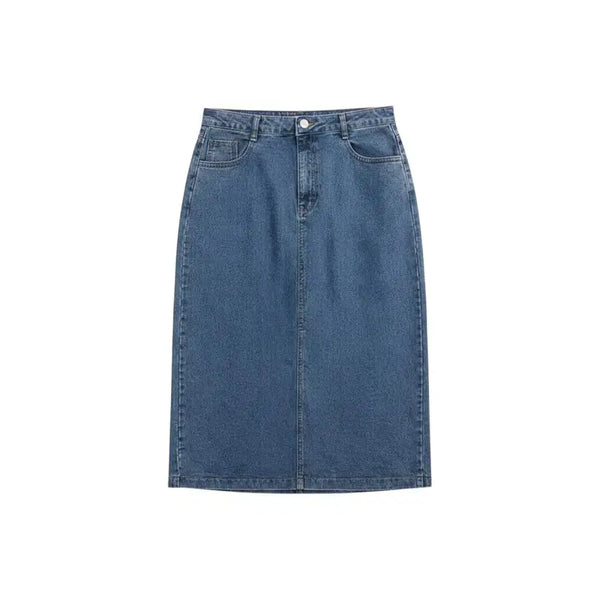 [BUNJANG] Hotping Women's Denim Skirt (Plus Size) / 여성32/ 핫핑 청 데님 스커트 치마 빅사이즈 36-180