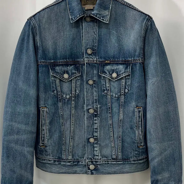 [BUNJANG] Polo Ralph Lauren Mexico Faded Denim Trucker Jacket / 폴로 랄프로렌 멕시코 페이디드 데님 트러커 자켓