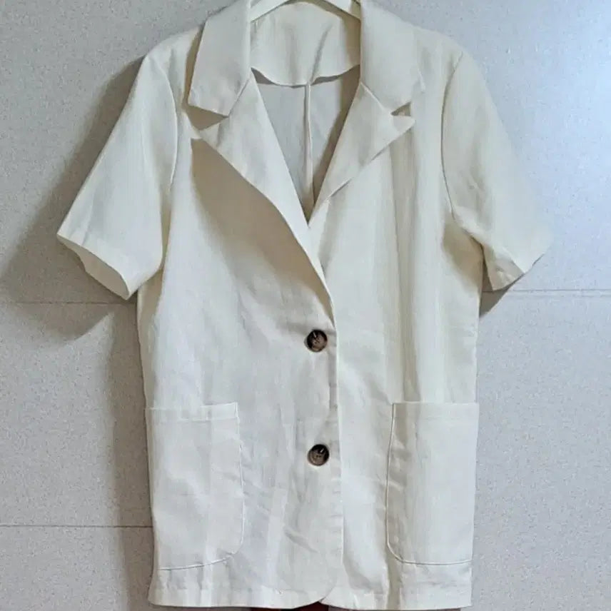 [BUNJANG] Mazzket Ivory Short-Sleeve Jacket / (새상품) 마자켓