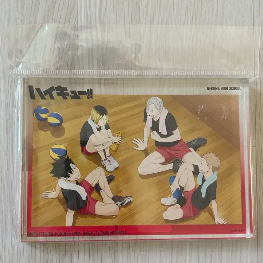 [BUNJANG] Haikyuu!! Nekoma Acrylic Block (Tokyo Limited Edition) / 도쿄한정판 하이큐 네코마 아크릴블럭