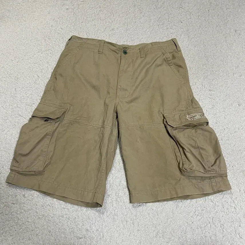 [BUNJANG] Polo Jeans Ralph Lauren Cargo Shorts Beige 36 Inch / 폴로 진스 랄프로렌 카고 반바지 베이지 36인치