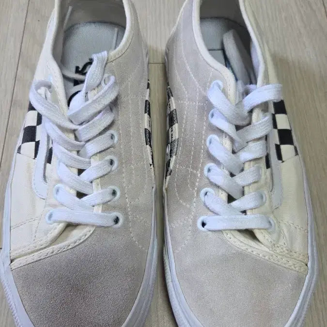 [BUNJANG] Vans SK8-Low Ivory Checkerboard Sneakers / 반스 스케이트 SK8-로우 아이보리 체커보드