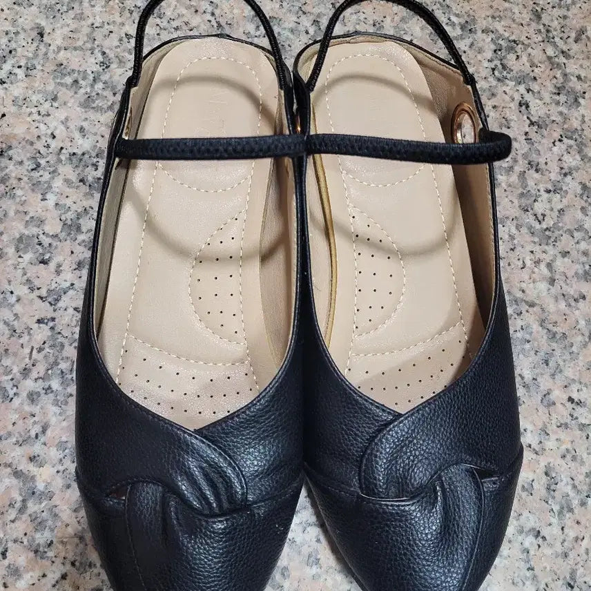 [BUNJANG] Women's Leather Mule Heels - Black, 250mm / 여성 뮬구두 250mm