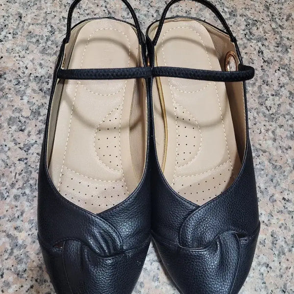 [BUNJANG] Women's Leather Mule Heels - Black, 250mm / 여성 뮬구두 250mm