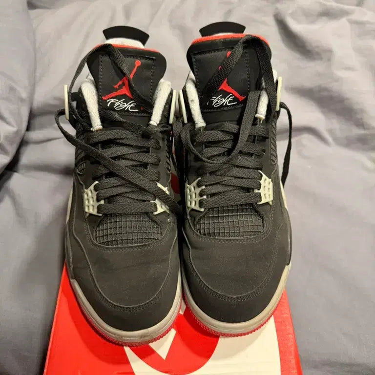 [BUNJANG] Nike Air Jordan 4 Bred (2019 Release) - US 8.5 / 나이키, 조던4,브레드, 265 size