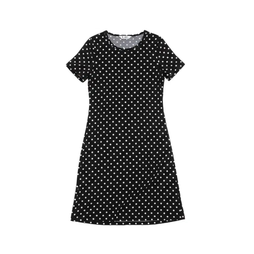 [BUNJANG] Daily Polka Dot Dress BK (Women's M) / 여성M / 데일리 국내제작 땡땡이 원피스BK 12-19