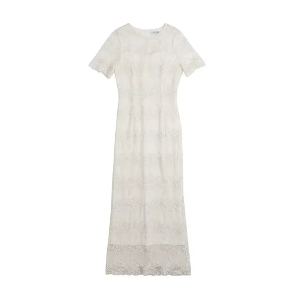 [BUNJANG] Women's Crystal See-Through Lace Dress IV / 여성M / 크리스탈 시스루 레이스원피스IV 12-20