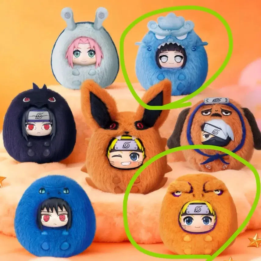 [BUNJANG] Naruto Plush Random Keyring (Naruto, Hinata) / 나루토 플러시 랜덤 키링(나루토, 히나타)