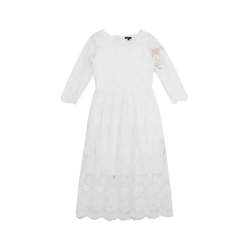 [BUNJANG] AMIRI Women's Lace Long Sleeve Dress Size S / 여성S 추천 / 아미리 전체레이스 긴팔 원피스WT 12-23