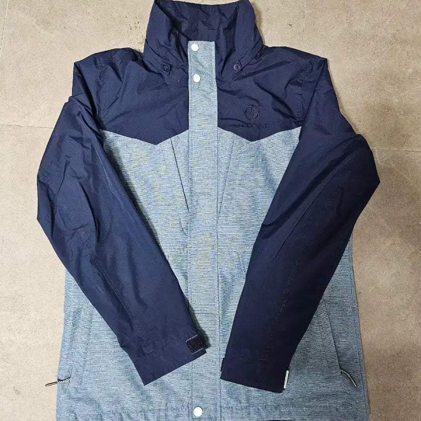 [BUNJANG] Beanpole Men's Navy/Blue Windbreaker Jacket Size 100 / 빈폴 네이비/블루 남성 바람막이 자켓 100