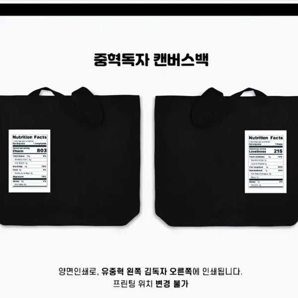 [BUNJANG] Omniscient Reader's Viewpoint Character Concept Canvas Bag / 전독시 중혁독자 컨셉 캔버스백