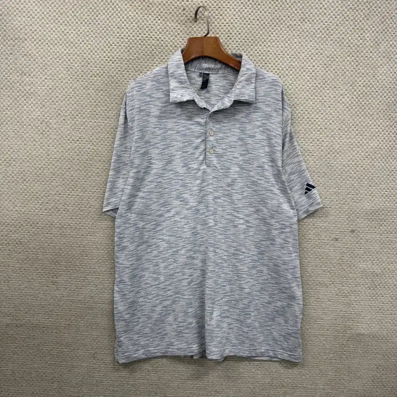 [BUNJANG] Adidas Functional Short Sleeve Polo Shirt 2XL D03460 / 아디다스 기능성 반팔카라티 2XL D03460