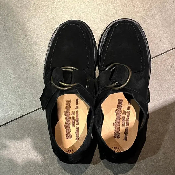 [BUNJANG] Yuketen Center Ring Mock Shoes Black / 유케텐 yuketen center ring mok black