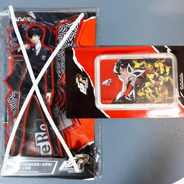 [BUNJANG] Persona 5 Protagonist Joker Acrylic Stand & Transit Card Diorama Goods / 페르소나5 주인공 조커 아크릴 스탠드 교통 카드 굿즈 디오라마 아마미야
