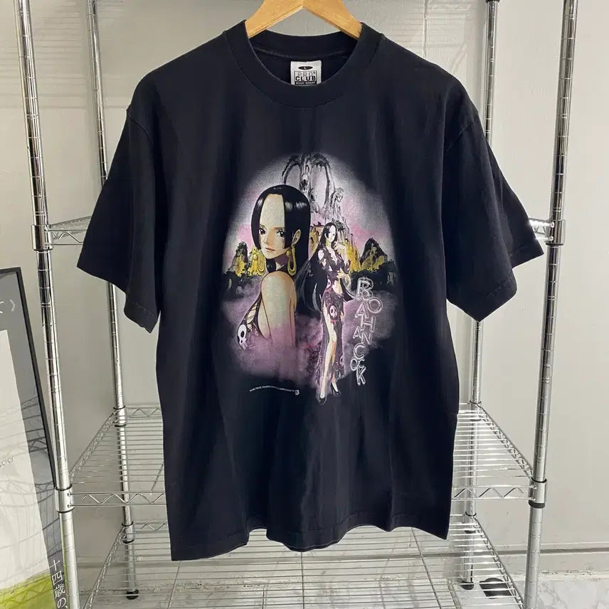 [BUNJANG] One Piece Boa Hancock Bootleg Anime T-Shirt / 원피스 핸콕 부틀렉 애니메이션 티셔츠 애니티