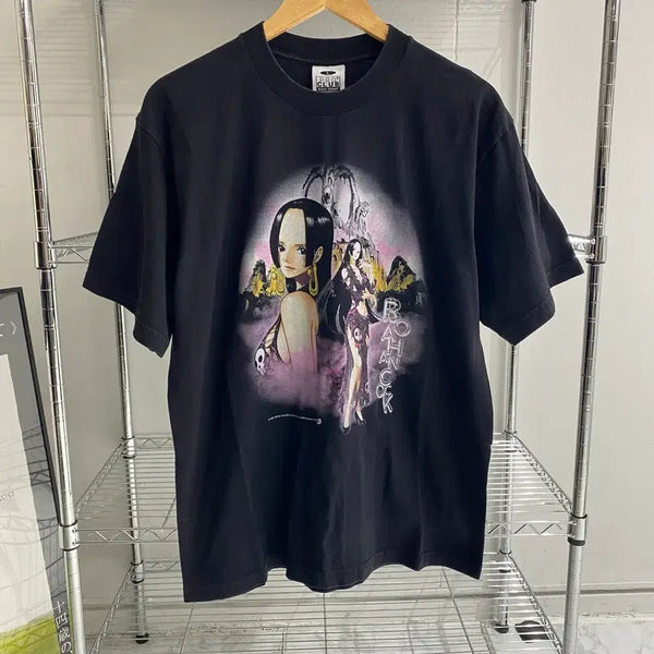 [BUNJANG] One Piece Boa Hancock Bootleg Anime T-Shirt / 원피스 핸콕 부틀렉 애니메이션 티셔츠 애니티