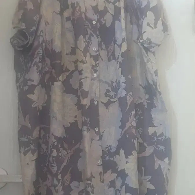 [BUNJANG] Style by Miin Linen Floral Pattern Midi Dress / 스타일 바이 미인(린넨)원피스