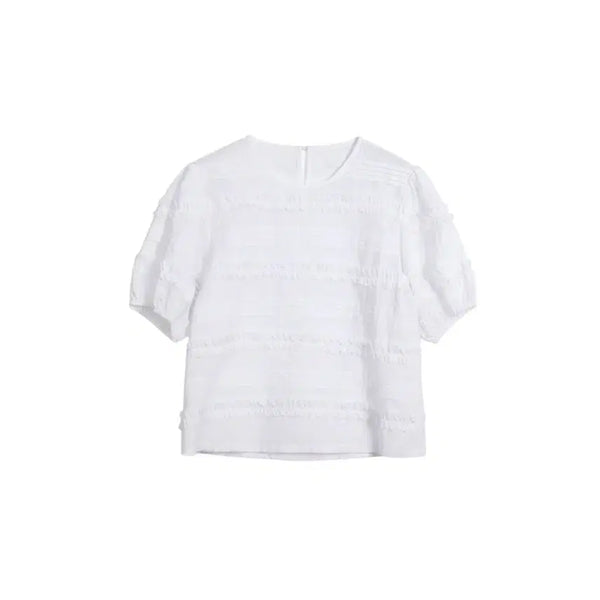 [BUNJANG] MEJAE Women's Short-Sleeve Blouse Tee / 여성F/ MEJAE 반팔 블라우스티 WT 36-167