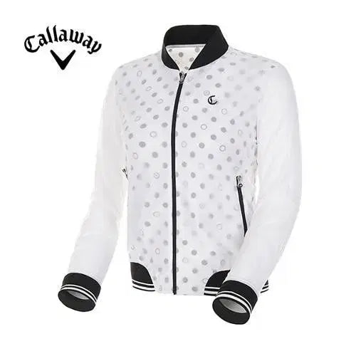 [BUNJANG] Callaway Women's Dot Mesh Overlay Jumper / 캘러웨이 여성 도트 메쉬 오버레이 점퍼