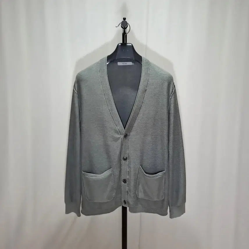 [BUNJANG] Kolon Series 22SS Cotton Knit Cardigan Size 105 / (무료배송) 코오롱시리즈 22ss 코튼 편직 가디건 105 B524