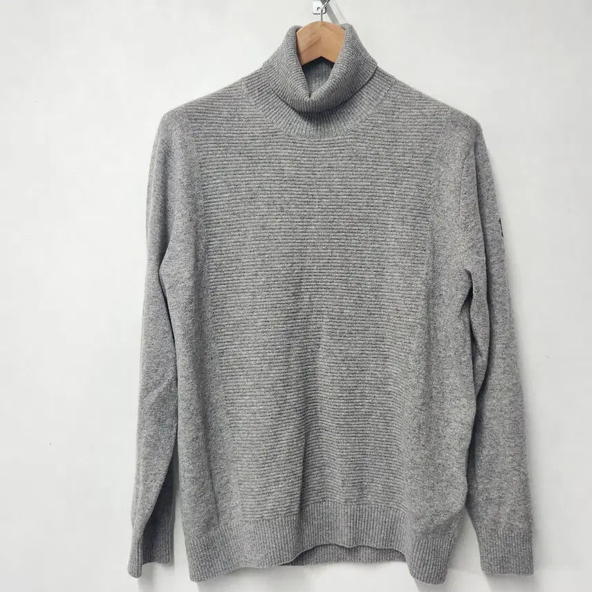 [BUNJANG] W.Angle Men's Cashmere Blend Turtleneck Knit Grey 105 / 와이드앵글 남성 캐시미어 혼방 터틀넥 니트 그레이 105