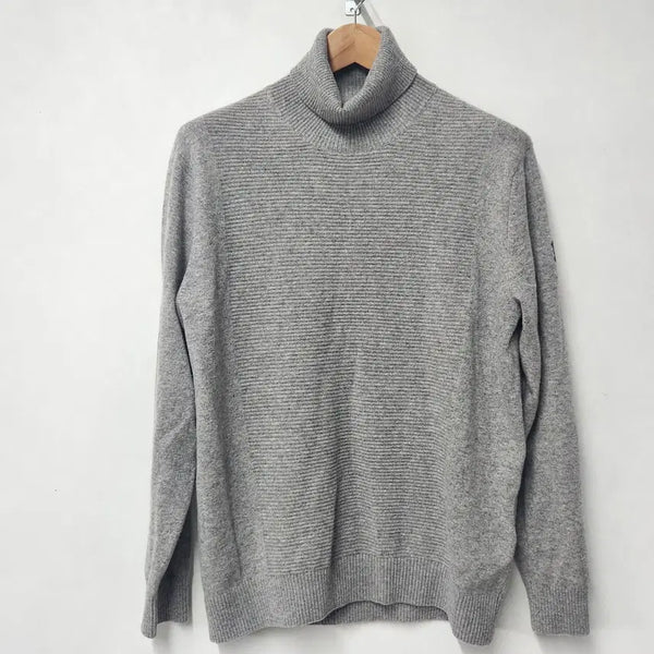 [BUNJANG] W.Angle Men's Cashmere Blend Turtleneck Knit Grey 105 / 와이드앵글 남성 캐시미어 혼방 터틀넥 니트 그레이 105