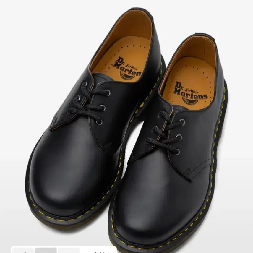 [BUNJANG] Dr. Martens 1461 3-Eye Black Nappa Leather Shoes / 닥터마틴 1461 3홀 블랙 나파 / 11838001