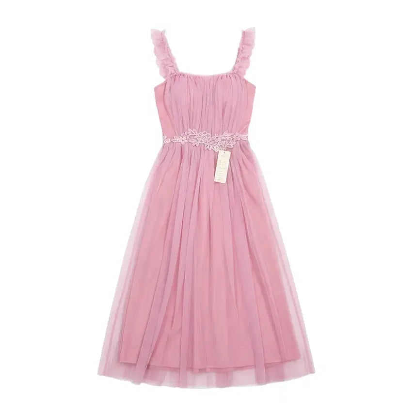 [BUNJANG] YAURING Lace Sleeveless Dress Pink (Women's S) / 여성S / 야우링 새상품 레이스 나시 핑크 원피스PK 12-25