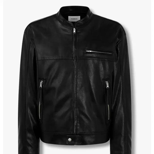 [BUNJANG] Studio Tomboy Biker Leather Jacket L / 스튜디오 톰보이 바이커 레더자켓 L 사이즈 팝니다!